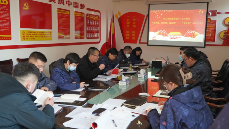 物產(chǎn)汽貿(mào)黨支部召開&ldquo;知學(xué)理、悟原理、踐真理&rdquo; &mdash;&mdash;黨章篇&rdquo;專題學(xué)習(xí)會(huì)