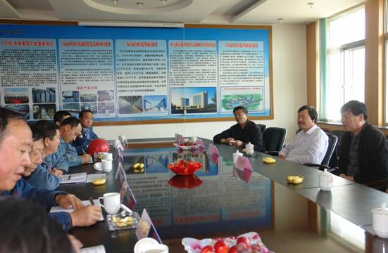 劉崇珩、馮志洪蒞臨青海物產(chǎn)北川工業(yè)物流園參觀