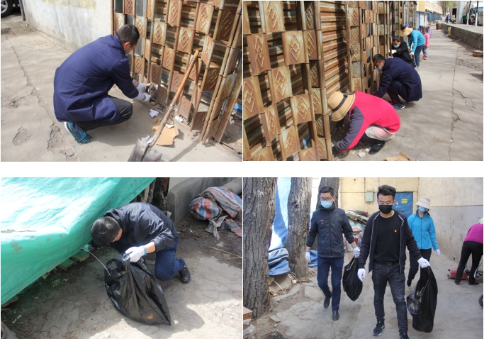 中共青海省第三建筑工程有限公司支部委員會(huì)開展&ldquo;黨旗領(lǐng)航，愛衛(wèi)同行&rdquo;主題黨日活動(dòng)